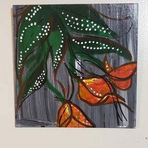 Jungle floral painting